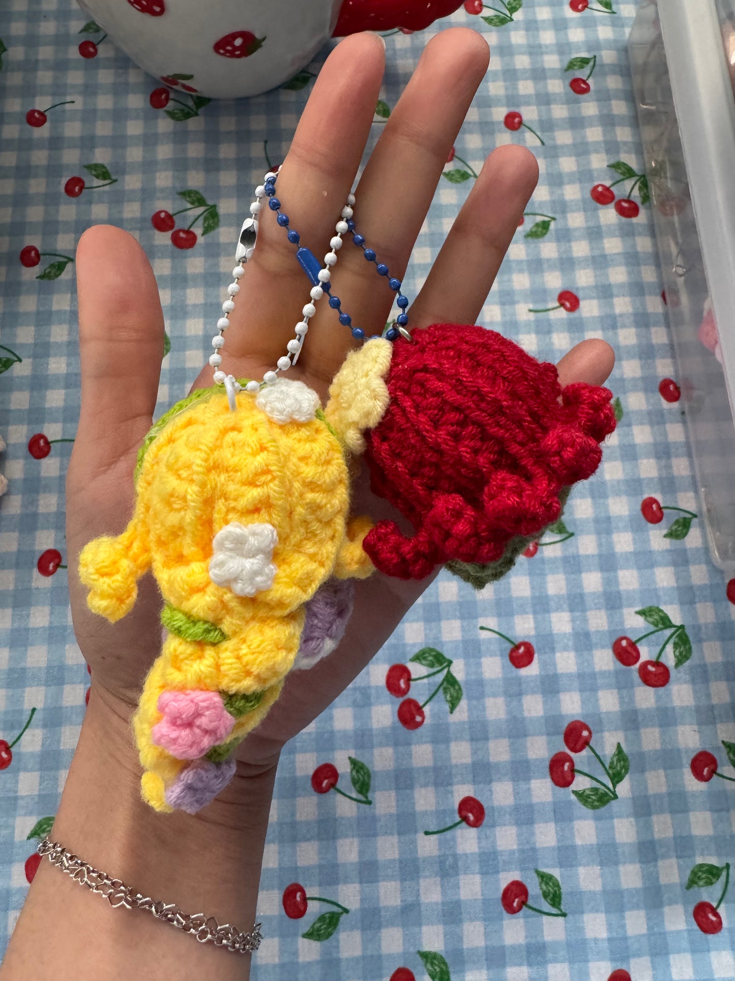 Tiny Princess Crochet Keychain