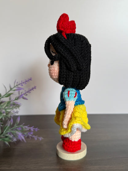 Snow White Princess Crochet Doll