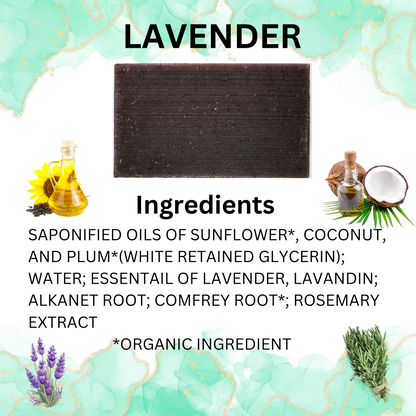 Lavender Organic Soap 4 oz