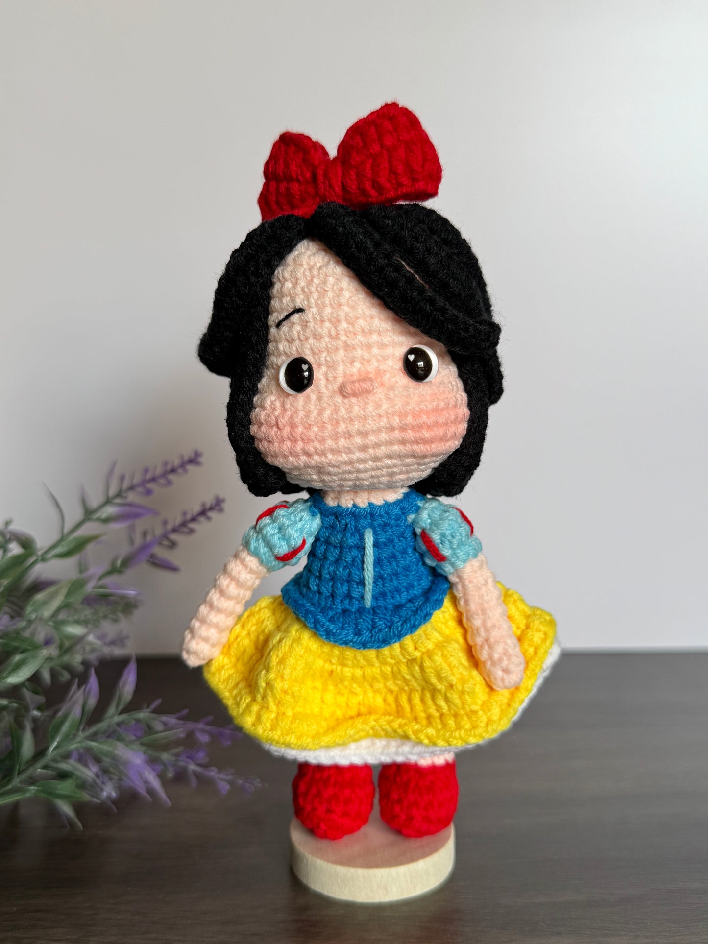 Snow White Princess Crochet Doll