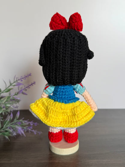 Snow White Princess Crochet Doll