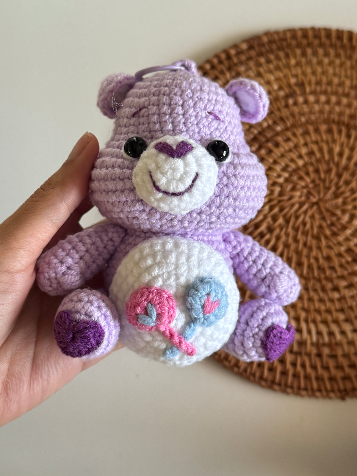 Care Bears Crochet Keychain and Decor