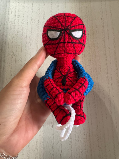 Super Hero Man Spider Crochet Mirror Hanging