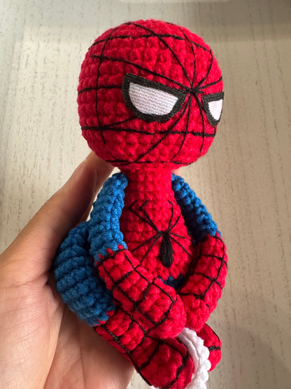 Super Hero Man Spider Crochet Mirror Hanging