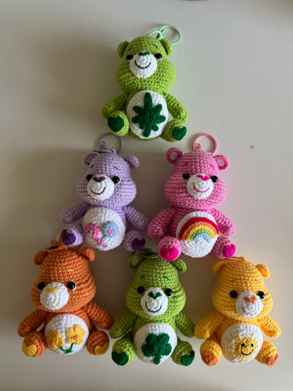 Care Bears Crochet Keychain and Decor