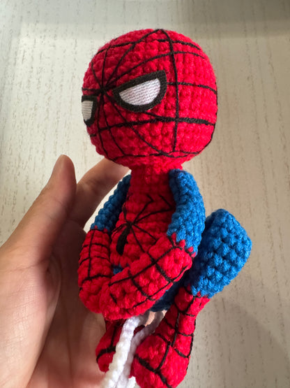 Super Hero Man Spider Crochet Mirror Hanging