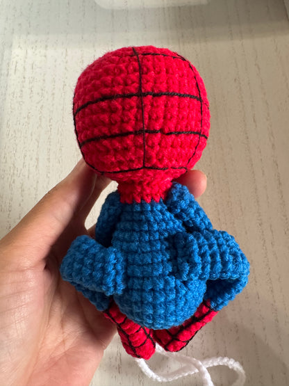 Super Hero Man Spider Crochet Mirror Hanging