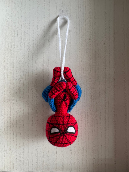 Super Hero Man Spider Crochet Mirror Hanging