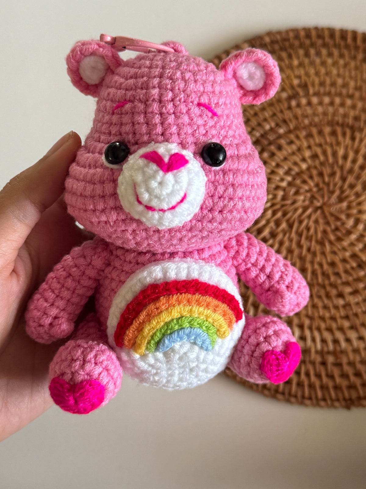 Care Bears Crochet Keychain and Decor