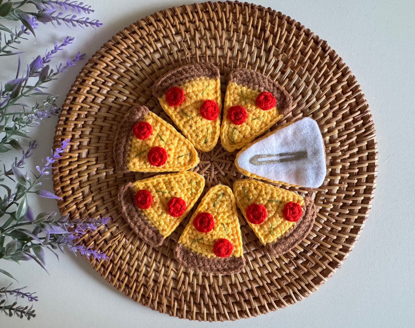 Pizza Lover Hair Clip