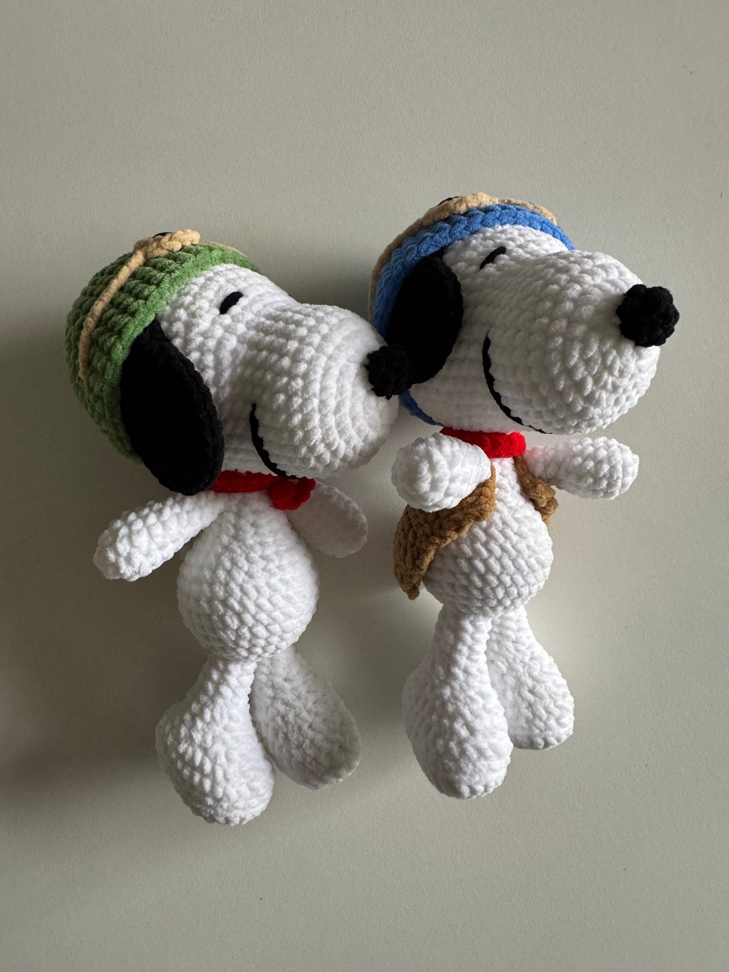 Pilot Snoopy Crochet Plushie