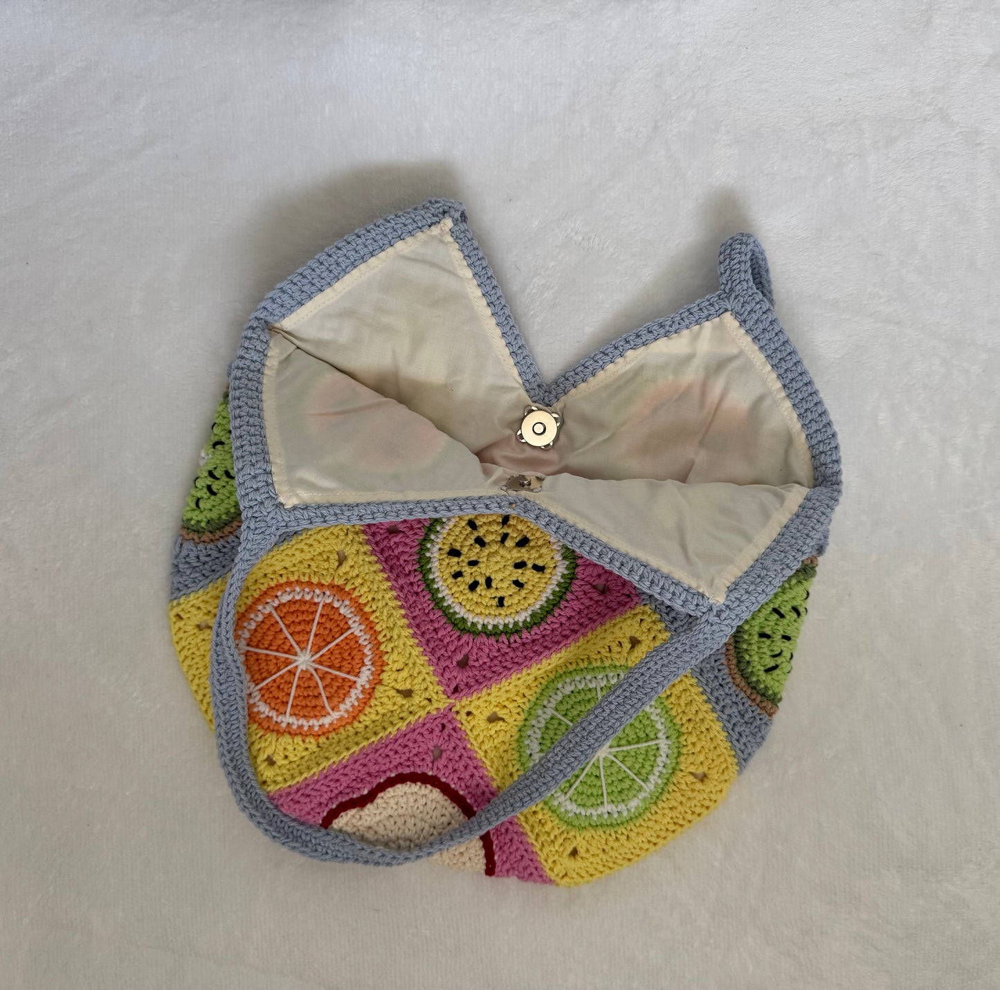 Mix Fruits Crochet Bag