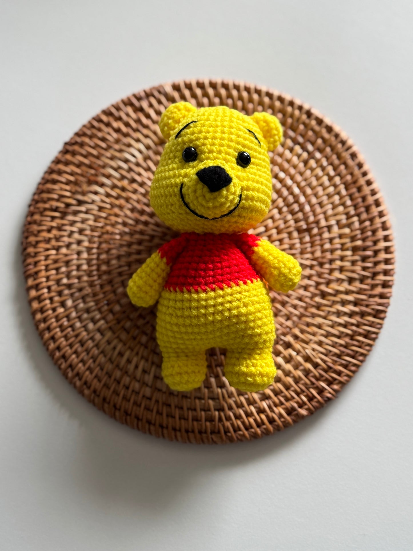 Winnie The Pooh CroChet Keychain or Plushie