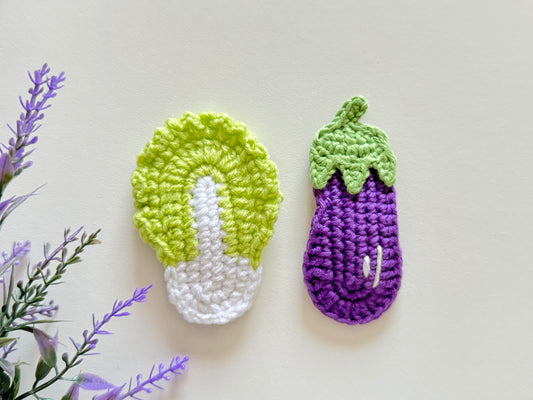 Garden Crochet Hair Clip