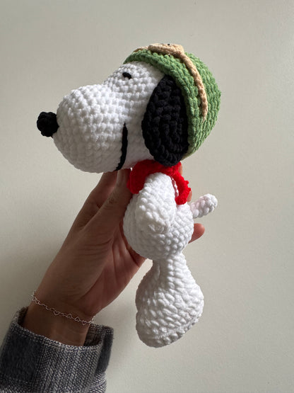 Pilot Snoopy Crochet Plushie
