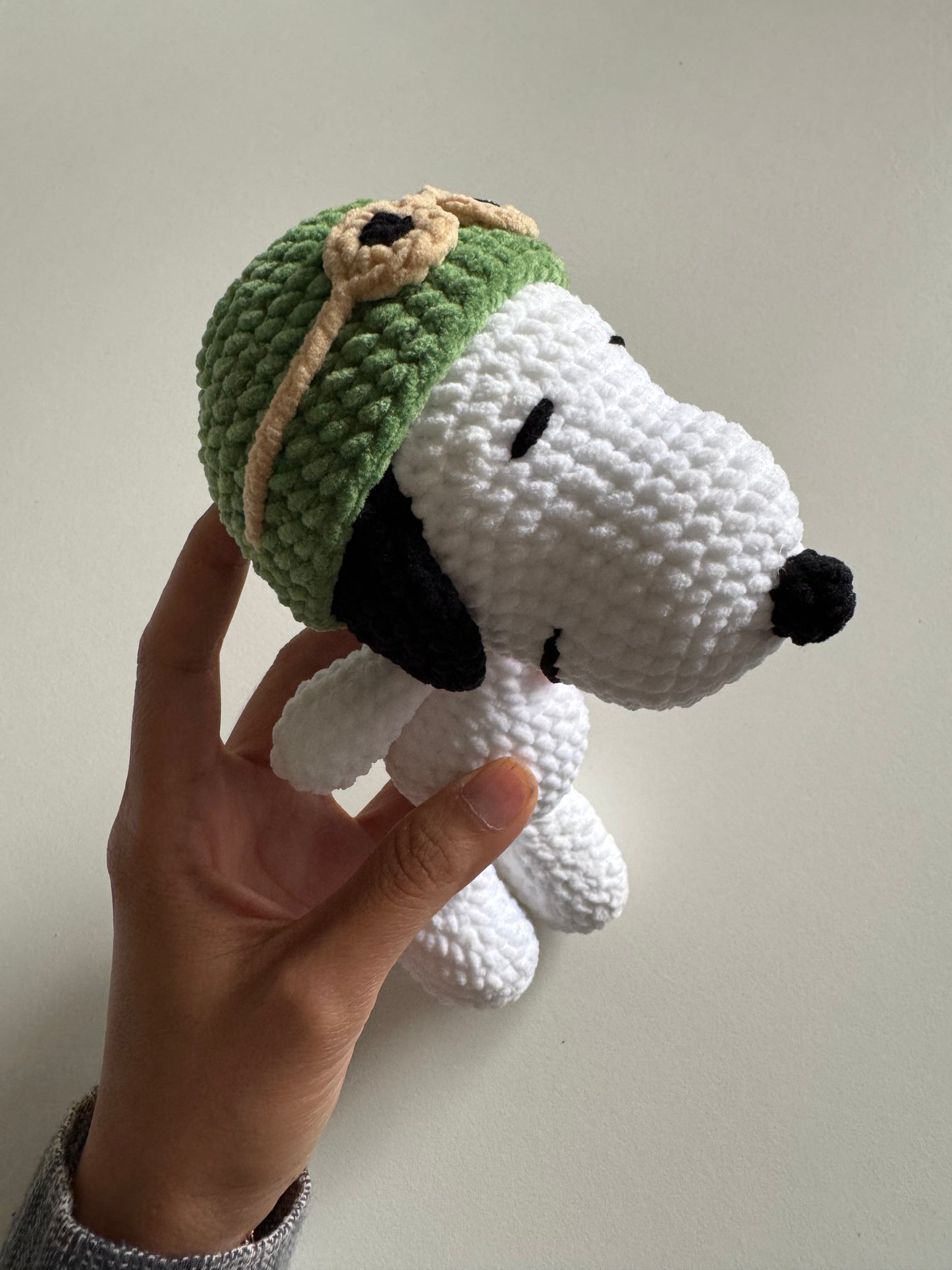 Pilot Snoopy Crochet Plushie