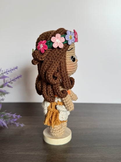 Moana Princess Crochet Doll