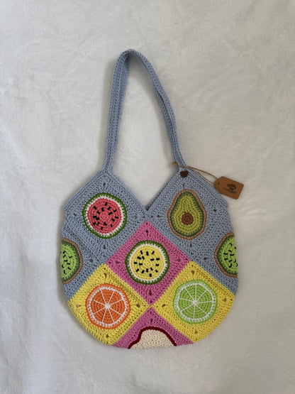 Mix Fruits Crochet Bag