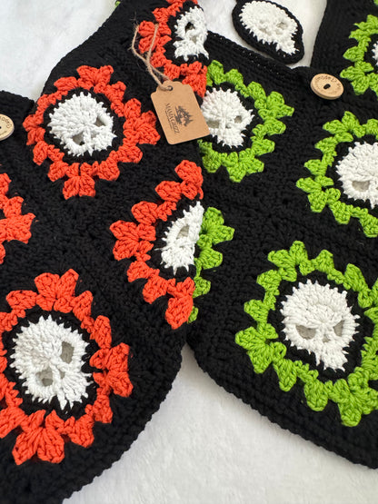Skull Crochet Bag