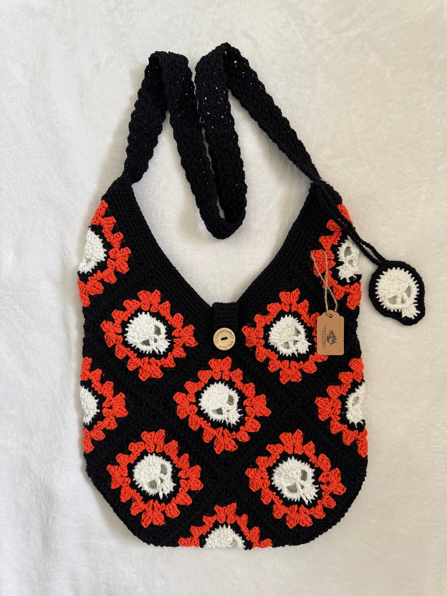 Skull Crochet Bag