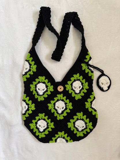 Skull Crochet Bag