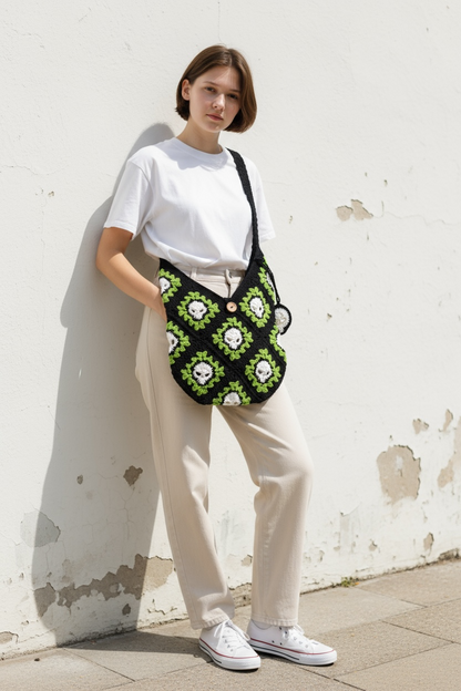 Skull Crochet Bag