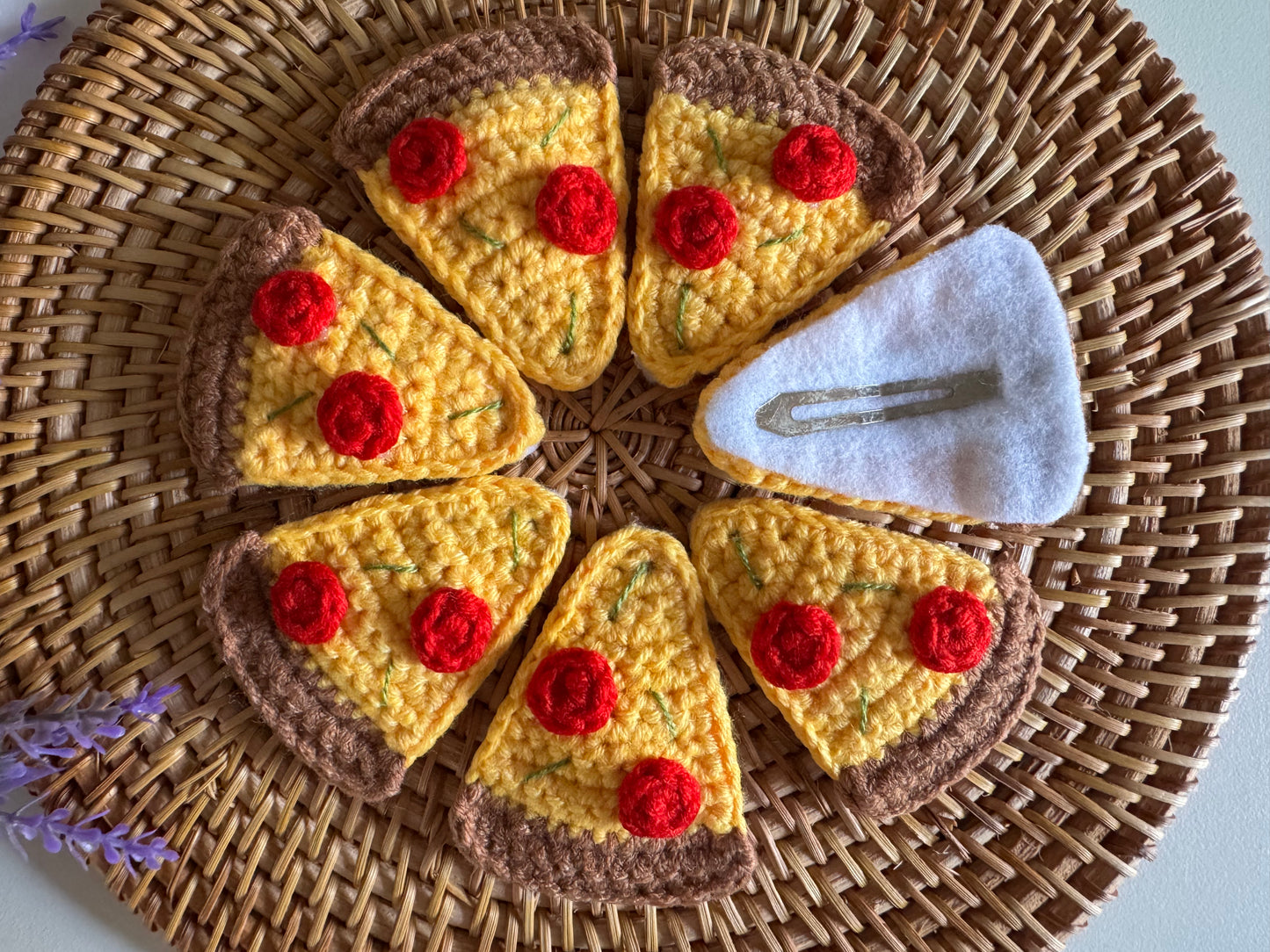 Pizza Lover Hair Clip