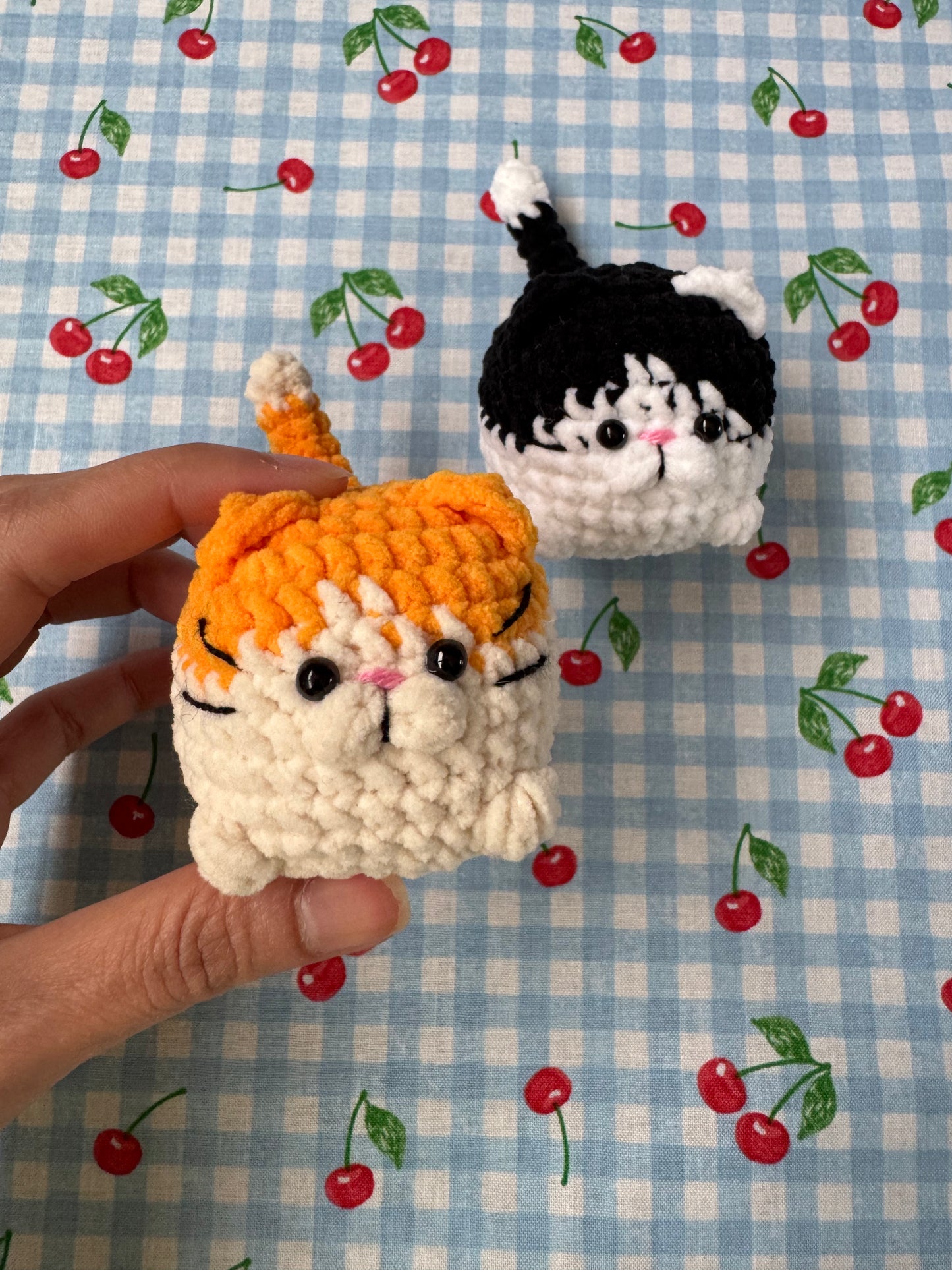 Chunky Cat Keychain or Pocket Friend