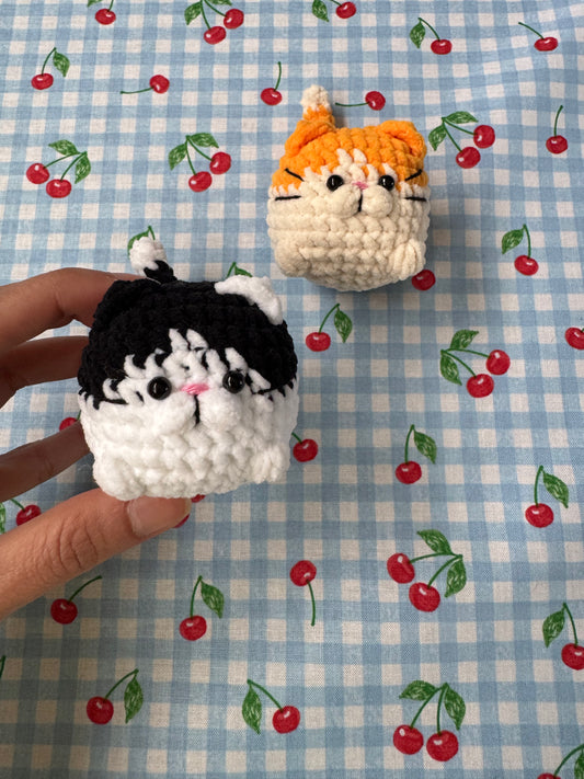 Chunky Cat Keychain or Pocket Friend