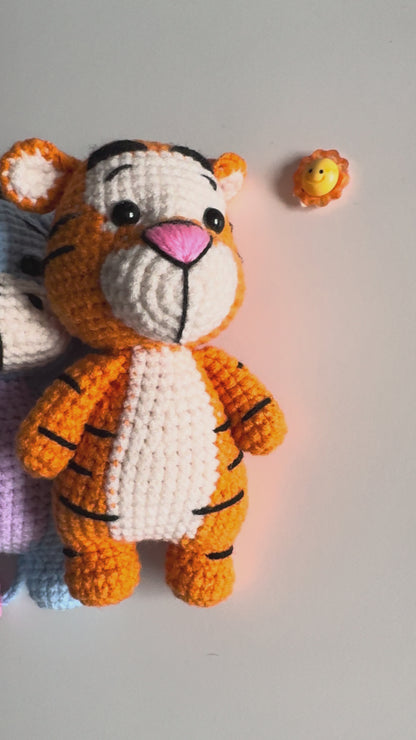 Winnie The Pooh CroChet Keychain or Plushie