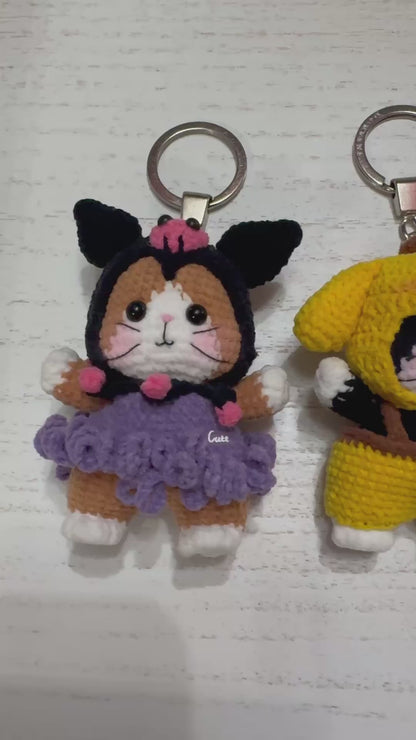 Cute Little Kitty on Sario Outfit